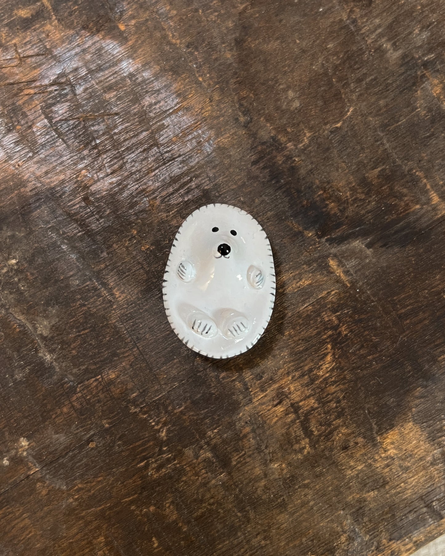 Stöd för ätpinnar / Igelkott dekor