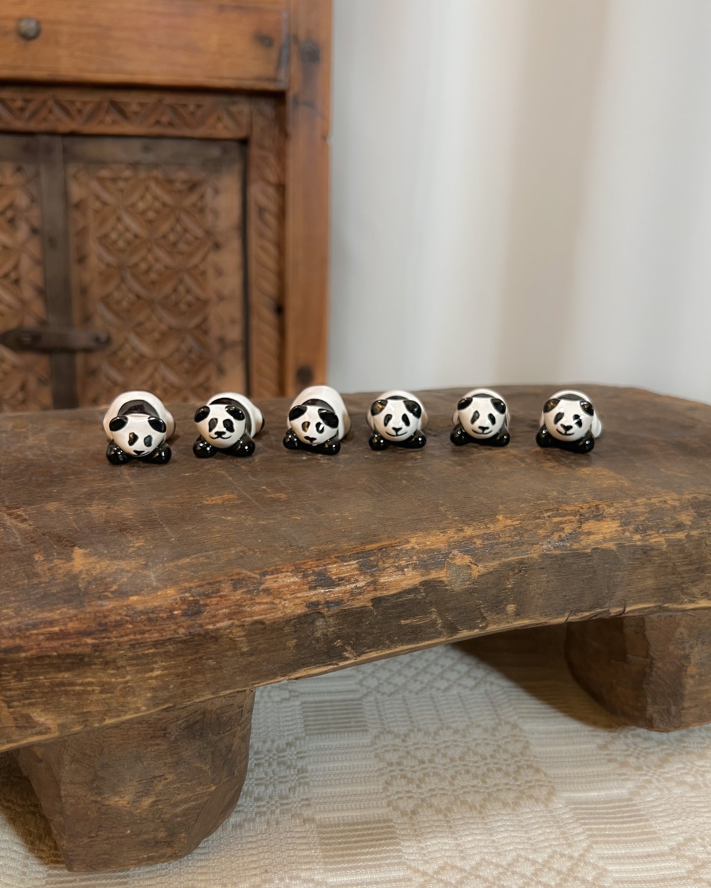 Stöd för ätpinnar / Panda dekor
