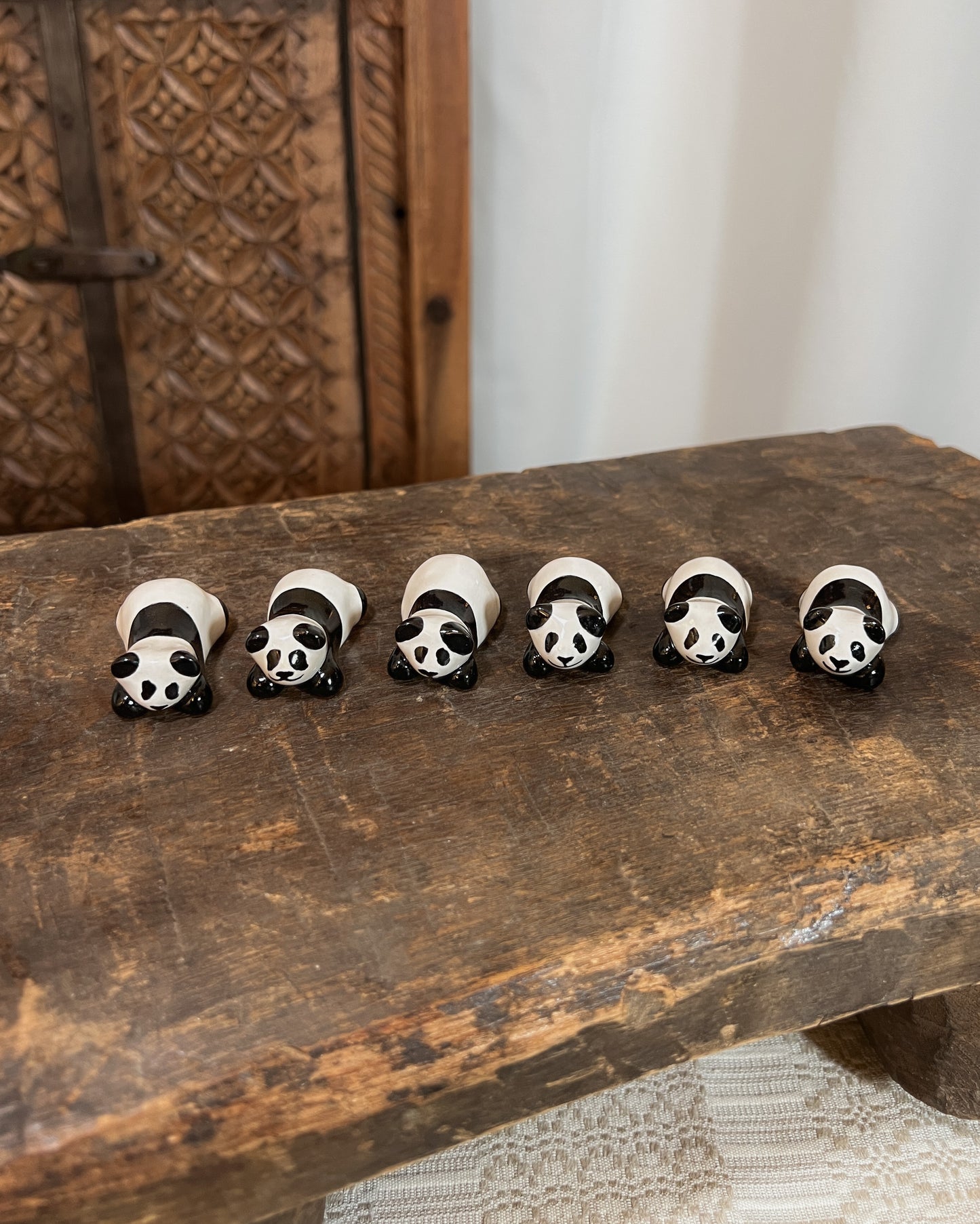 Stöd för ätpinnar / Panda dekor